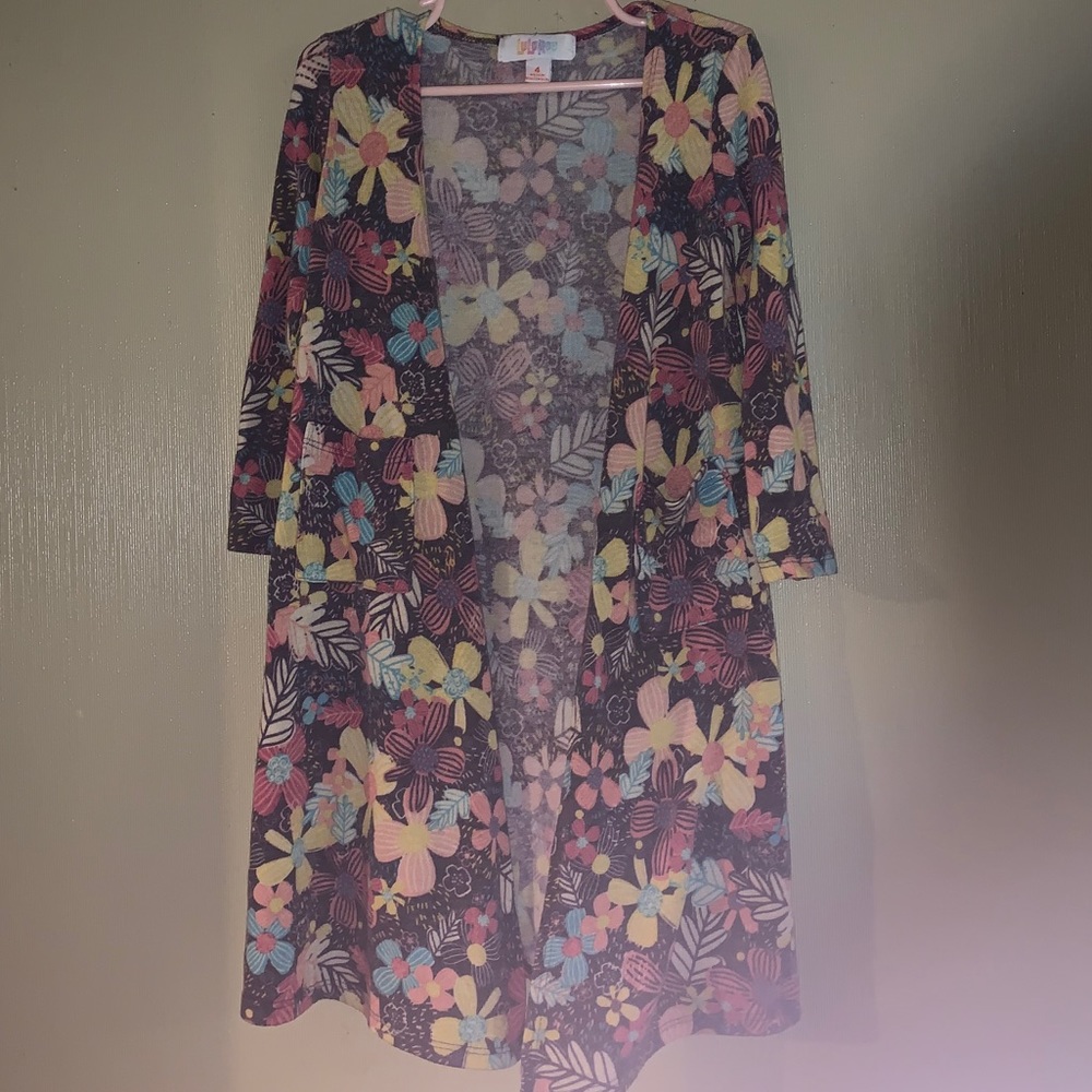 Little girls Cardigan LulaRoe size 4 Sariah